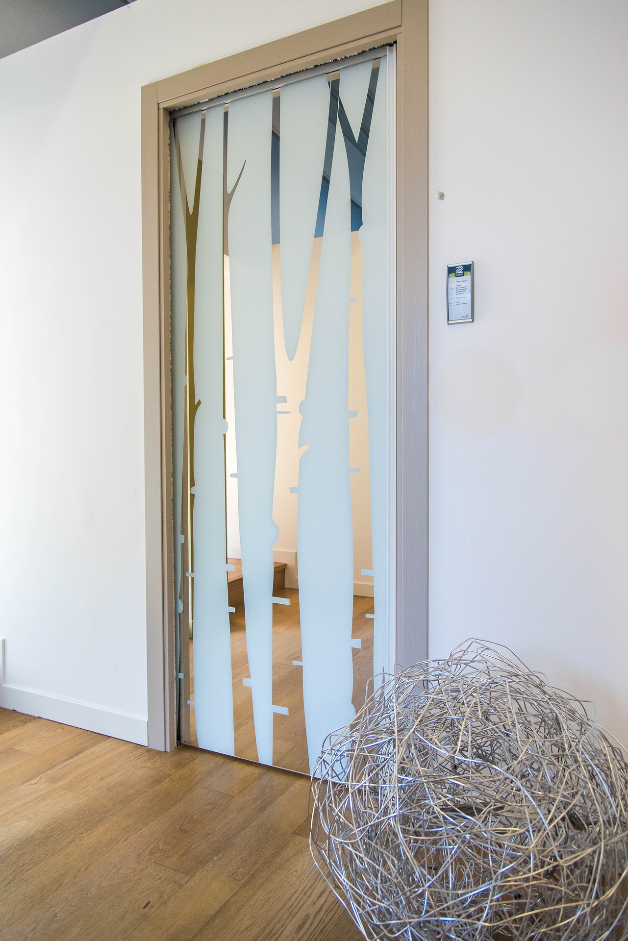 sklenené dvere dizajn